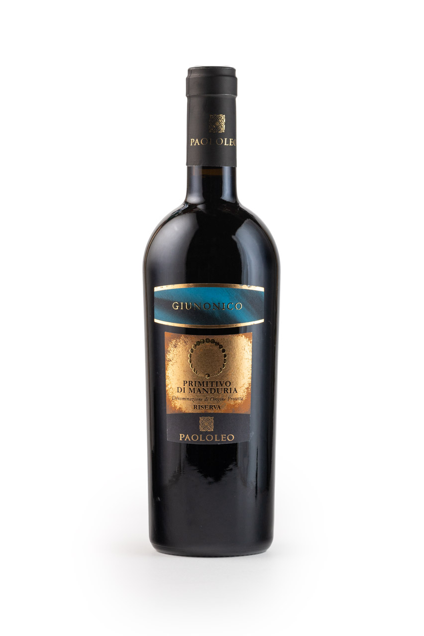 Вино Паололео Джунонико Примитиво ди Мандурия, красное, сухое, 0.75л